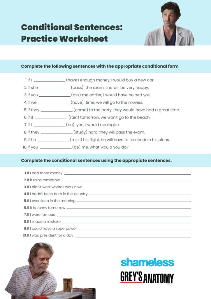 Conditional Sentences Practice Worksheet